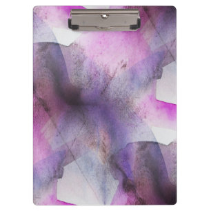seamless cubism purple abstract art clipboard