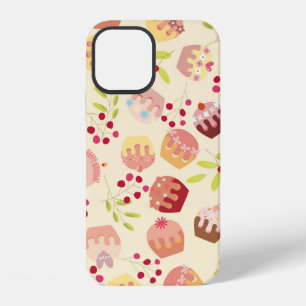 seamless cup cake illustration iPhone 12 case
