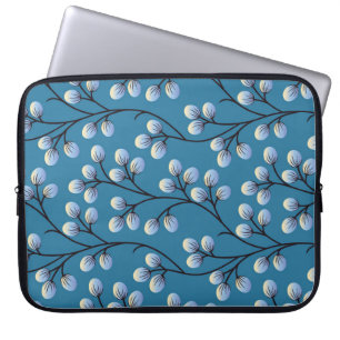 Seamless cute floral pattern design laptop sleeve
