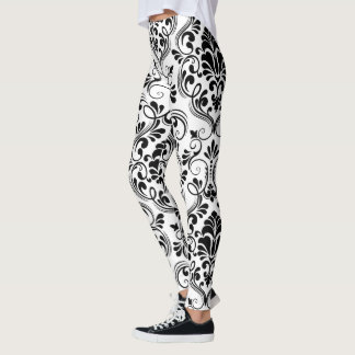 Seamless Damask  Leggings