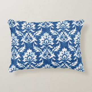 Seamless damask pattern accent pillow