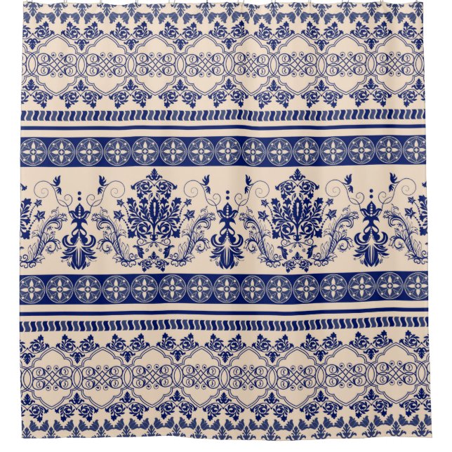 Seamless damask pattern, classic wallpaper, backgr (Front)