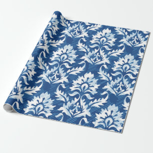 Seamless damask pattern wrapping paper