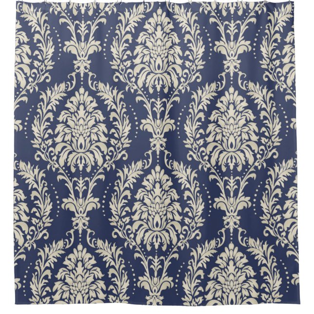 Seamless damask wallpaper. Seamless vintage patter (Front)
