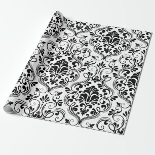 Seamless Damask Wrapping Paper