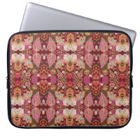 Seamless decorative chaotic floral pattern