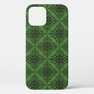 Seamless decorative vintage pattern with elegant o iPhone 12 case