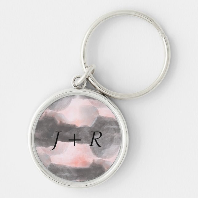 Seamless Design  Texture Background Abstract Keychain (Front)