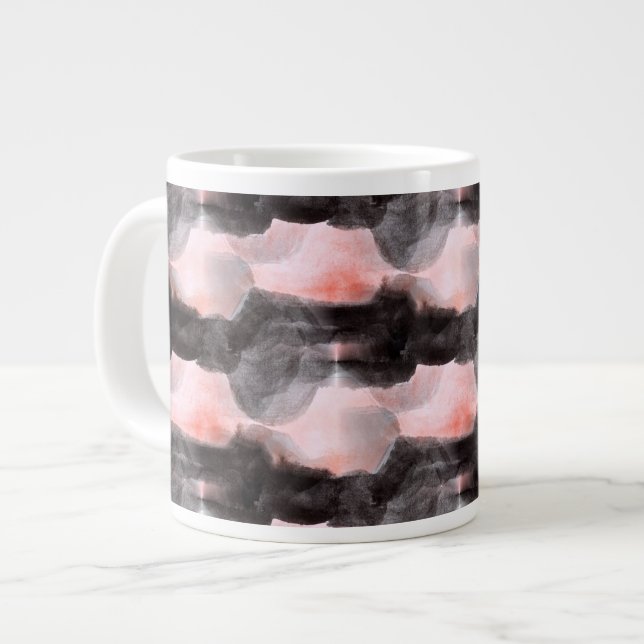 Seamless Design  Texture Background Abstract Large Coffee Mug (Front Left)