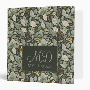 Seamless Embroidery Delicate Cottage Foliage Binder