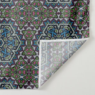 Seamless embroidery tribal ethno boho ornamental t tapestry