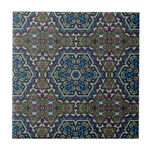 Seamless embroidery tribal ethno boho ornamental t tile