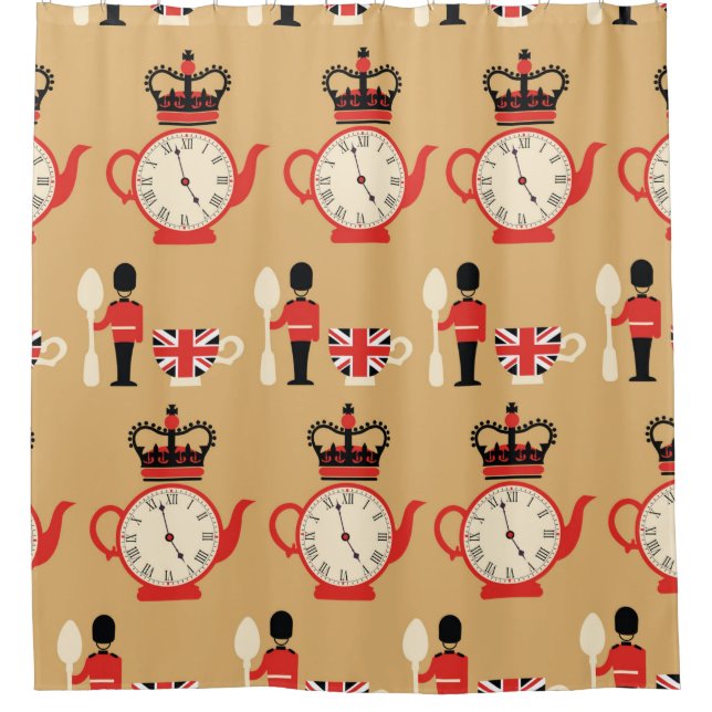 seamless english tea time pattern (Front)