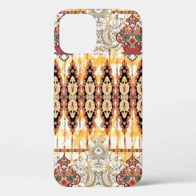 Seamless ethnic mughal floral pattern Case-Mate iPhone case (Back)