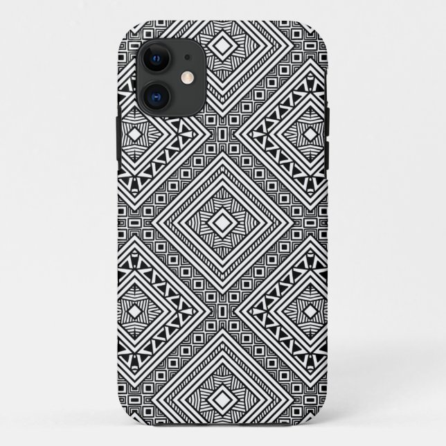 Seamless Ethnic Pattern Case-Mate iPhone Case (Back)