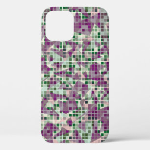 Seamless fashionable camouflage. The foreground co iPhone 12 Case