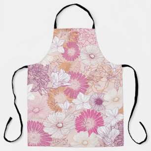 Seamless Floral  Apron