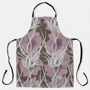 Seamless floral background,  seamless patternart,  apron