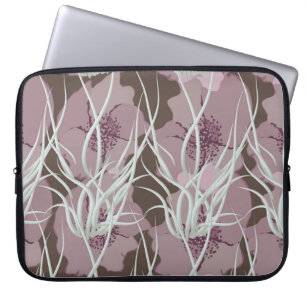 Seamless floral background, seamless patternart, laptop sleeve