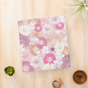 Seamless Floral Binder