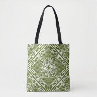 Seamless floral geometric pattern. Vintage illustr