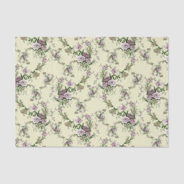 seamless floral mix pattern  tissue paper (Front)