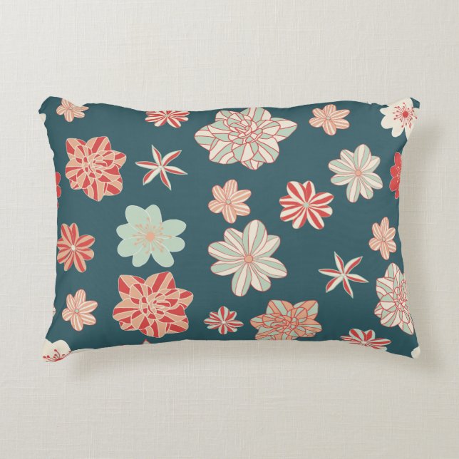 Seamless Floral Pattern  Accent Pillow (Front)