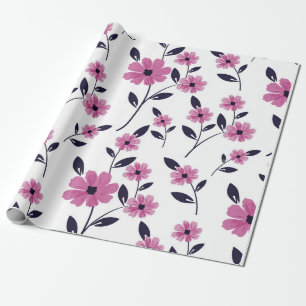 Seamless floral Pattern background,  hand drawn fl Wrapping Paper