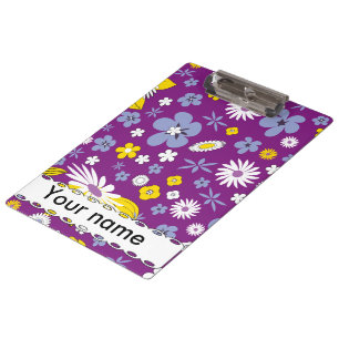 Seamless Floral Pattern Clipboard