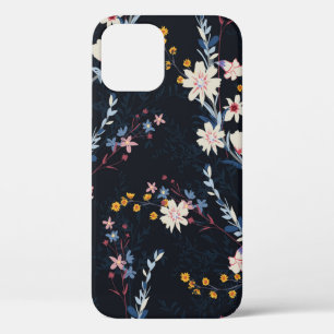 Seamless floral pattern in the night garden iPhone 12 case