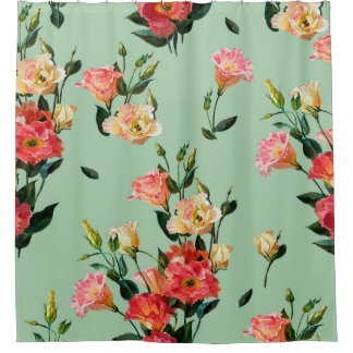 Seamless floral pattern in victorian style. Bouque