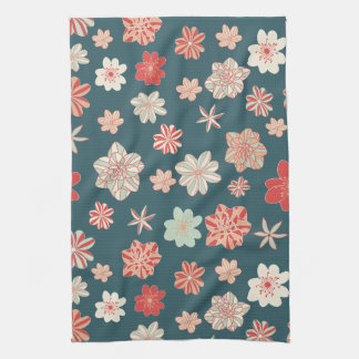 Seamless Floral Pattern  Kitchen Towel