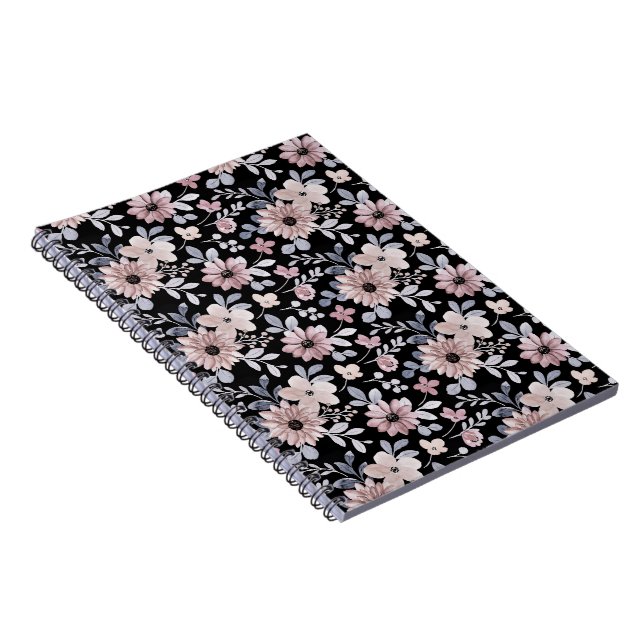 Seamless floral pattern notebook (Right Side)