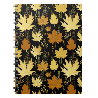 Seamless floral pattern notebook