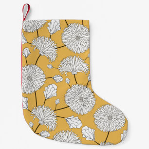 Seamless floral pattern. print with flowers. Texti Small Christmas Stocking