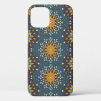 Seamless floral pattern. Stylized doodle flowers. 