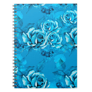 Seamless Floral Pattern. Watercolor elements. Mode Notebook