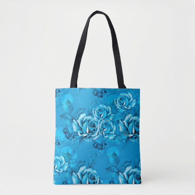 Seamless Floral Pattern. Watercolor elements. Mode Tote Bag (Front)