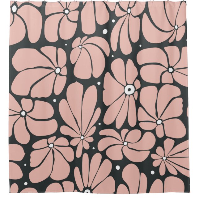 Seamless floral pattern with stylized large blosso (Front)
