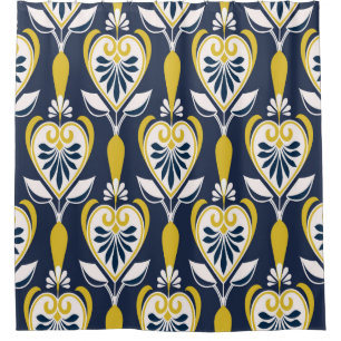 Seamless floral patterns in scandinavian style. pa