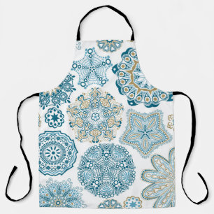 Seamless Floral Square: Copy Tiling Apron