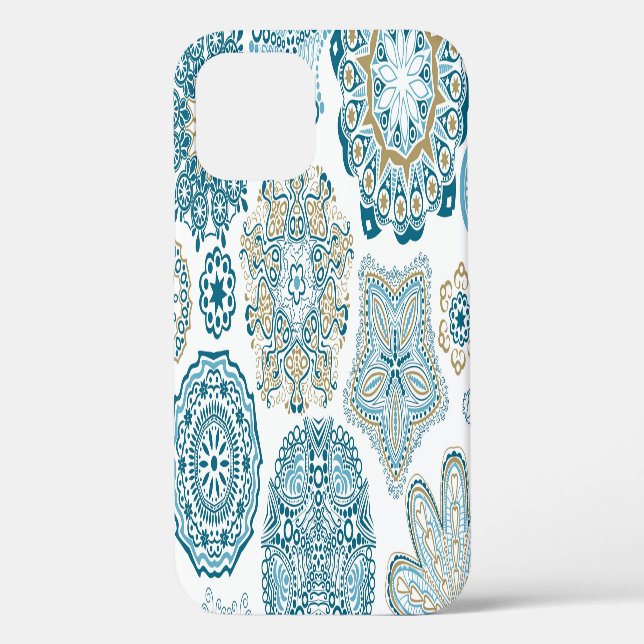 Seamless Floral Square: Copy Tiling Case-Mate iPhone Case (Back)