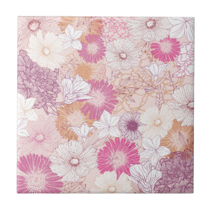 Seamless Floral Tile