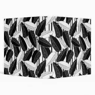 Seamless floral tropical leaves ficus ornamental d binder
