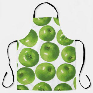 Seamless floral Vintage pattern with big sunflower Apron
