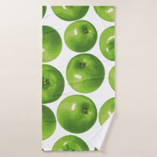 Seamless floral Vintage pattern with big sunflower Bath Towel