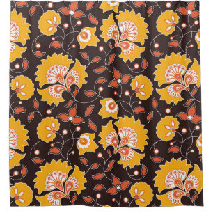 seamless flower coloured indian style pattern on b