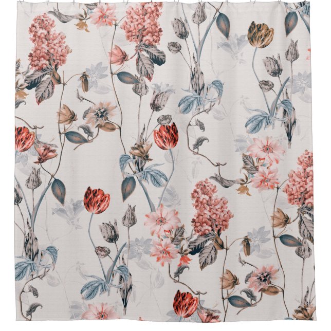 seamless flower design with light backgroundflower (Front)