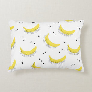 seamless fruit kids background. Abstract geometri Accent Pillow