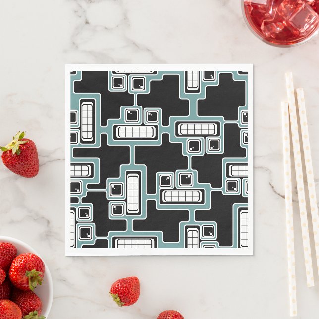 Seamless Futuristic Paper Napkins (Creator Uploaded)